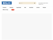 Tablet Screenshot of bioglan.com.au